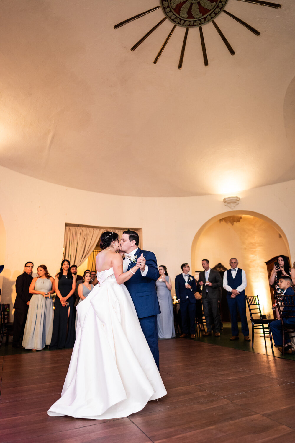 Bride and groom dance at Latrobe's