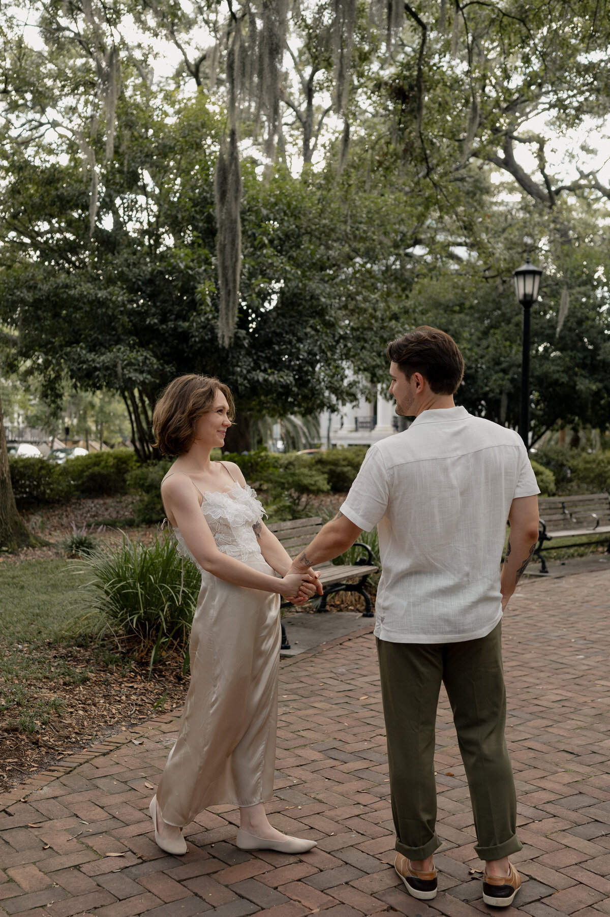 Savannah Engagement Photographer- Chippewa Sqaure Engagement Session - Karen Norian Photography-Mackenzie and Gabe-2927