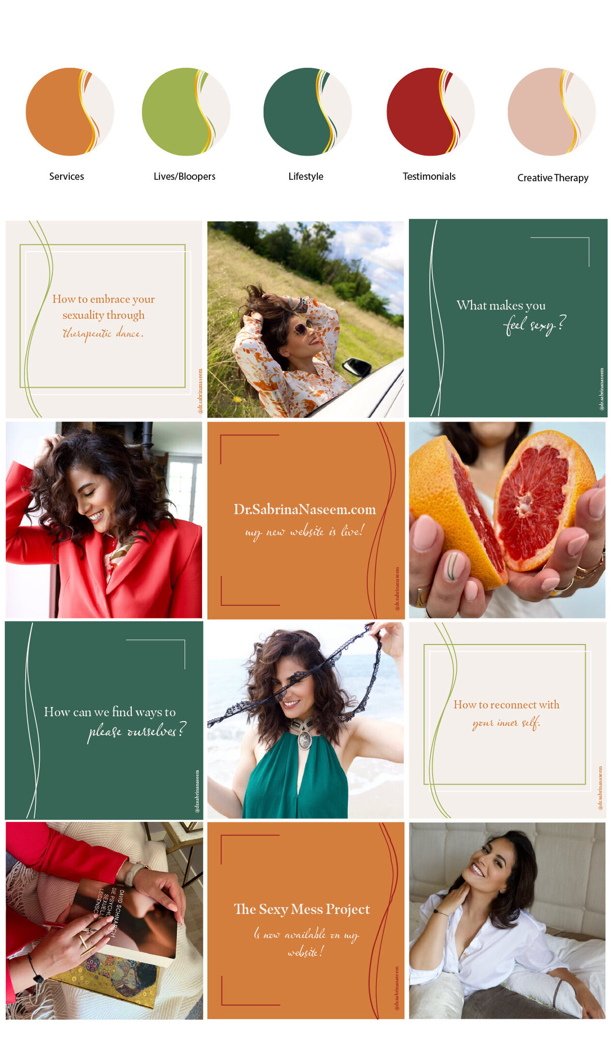 instagram grid design
