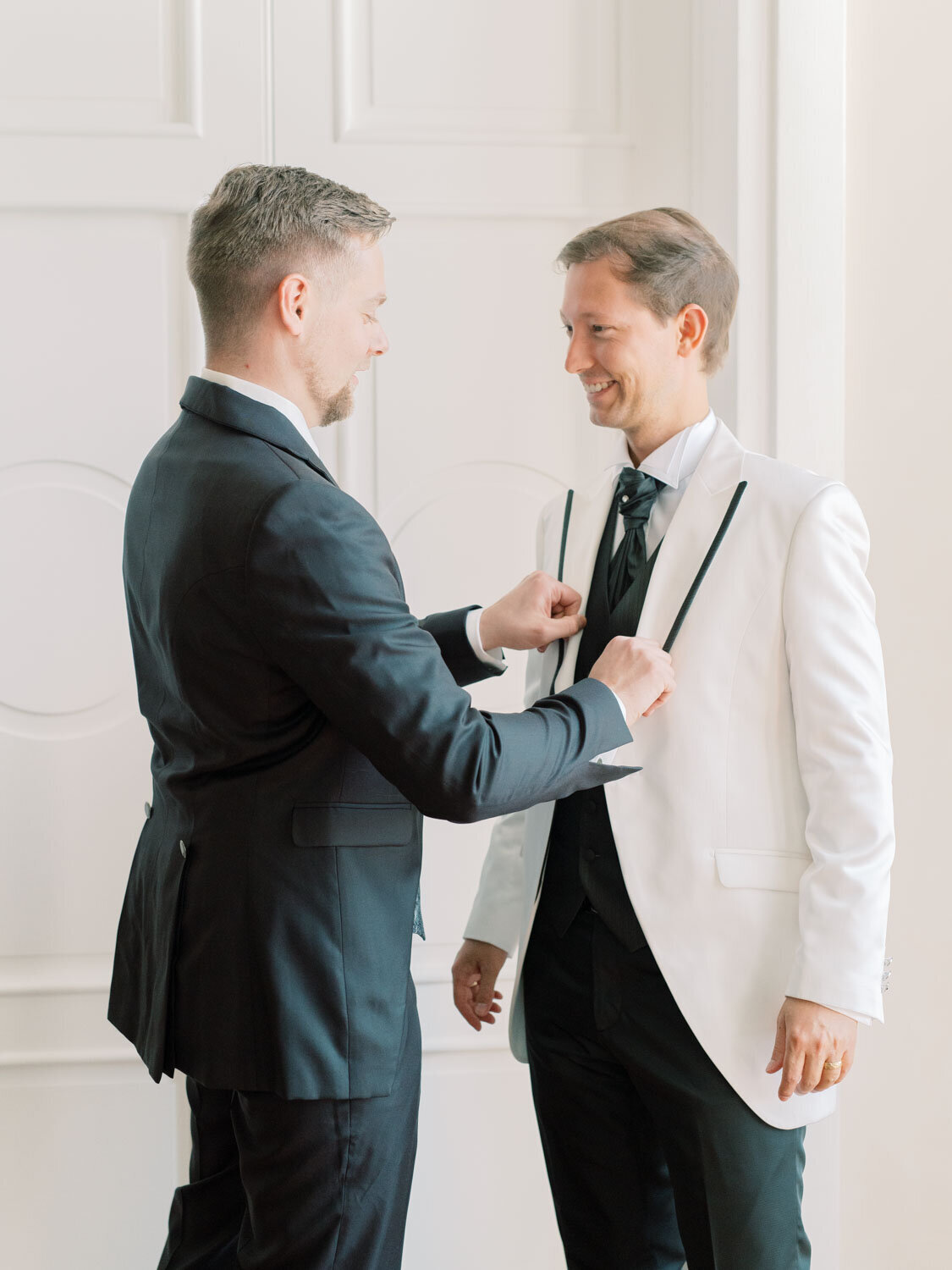 Groom Portraits on Contax 645