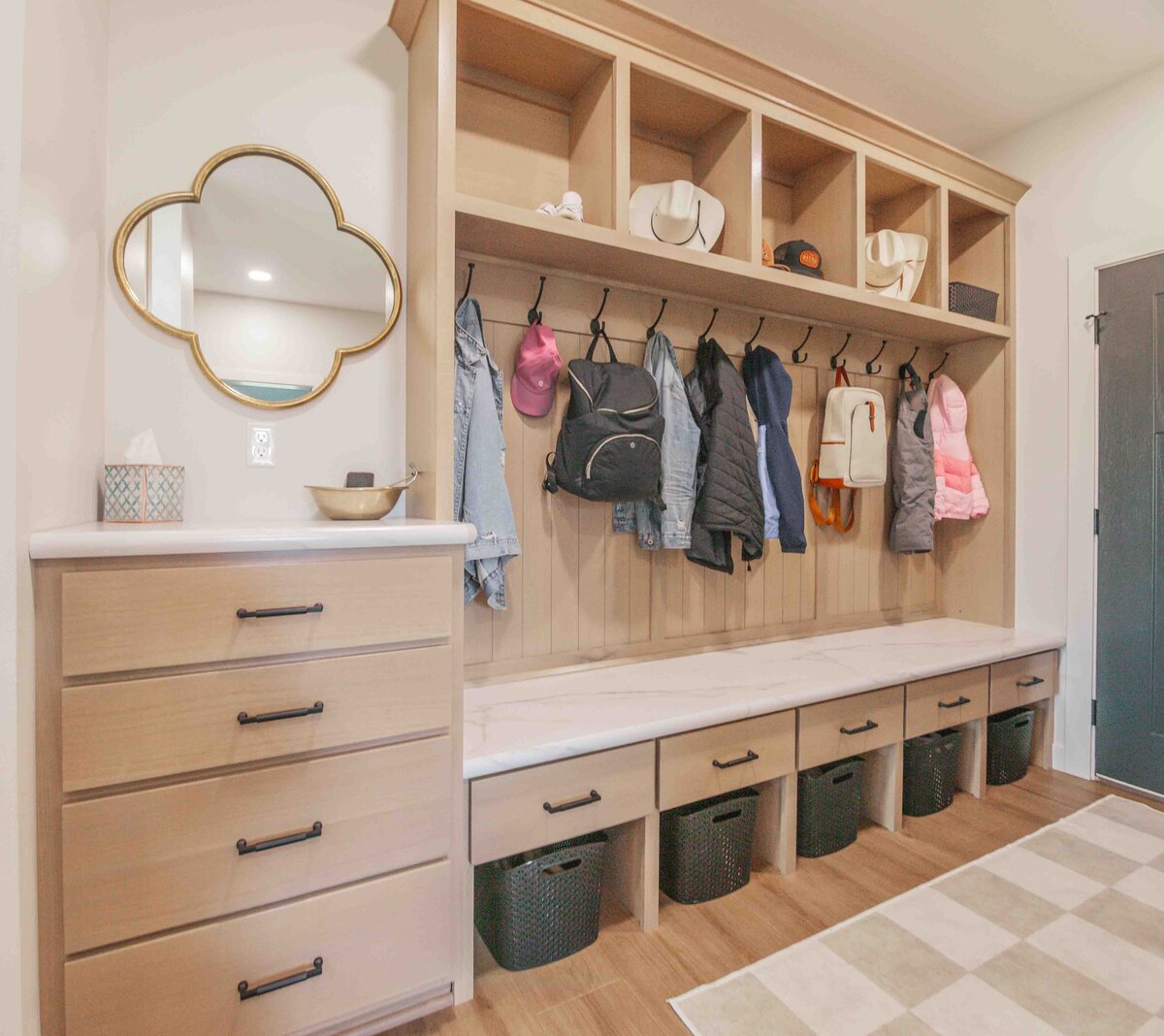 mudroom renovation for Golden Buffalo
