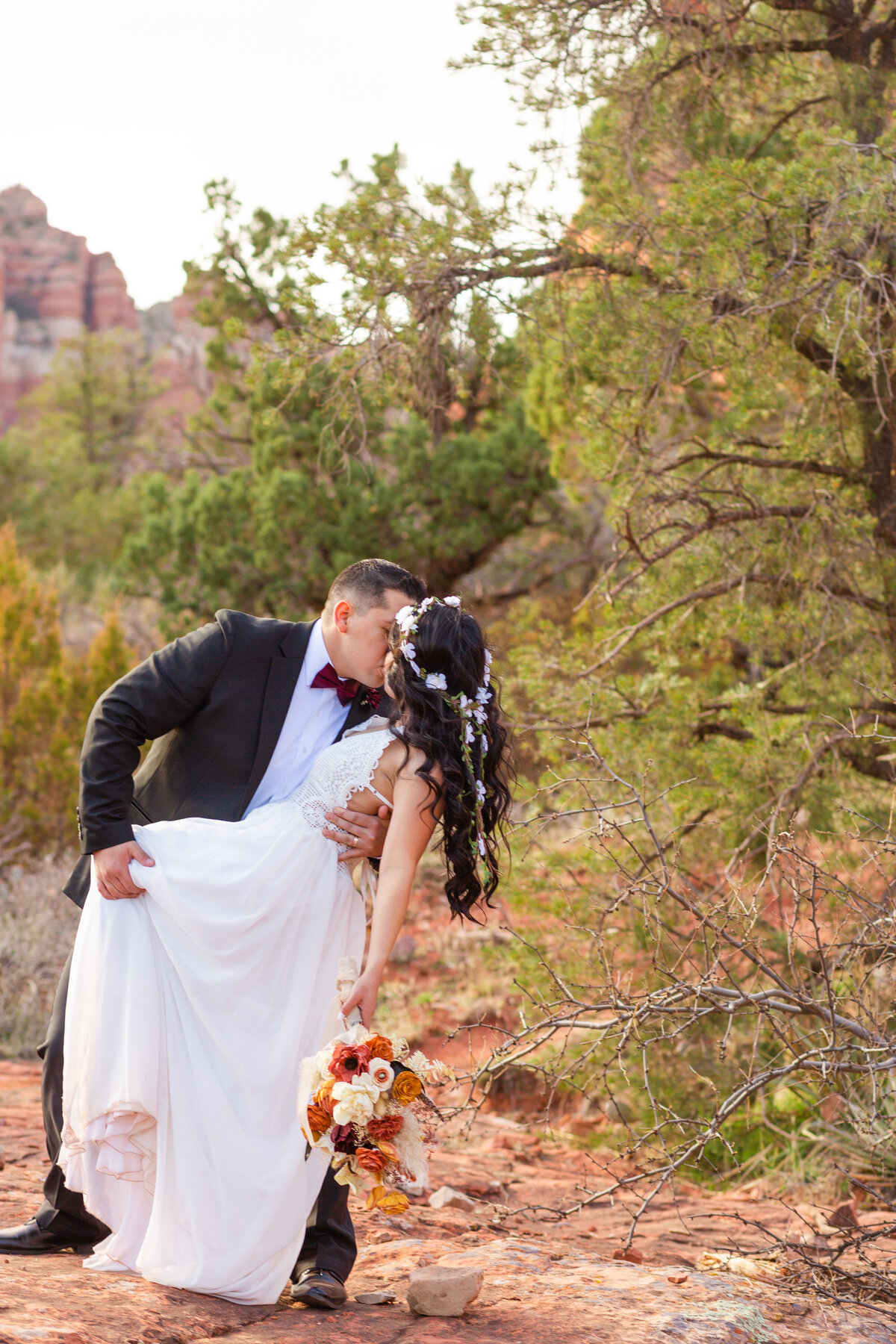 Wedding Anniversary Portrait Photography - Sedona, Arizona - Bell Rock - Bayley Jordan Photography