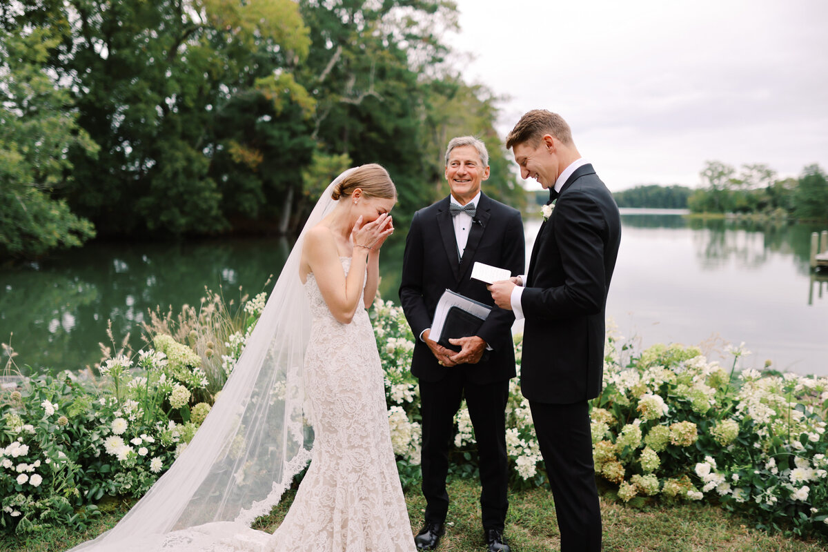 Floral Outdoor Wedding Ceremony in Virginia 25