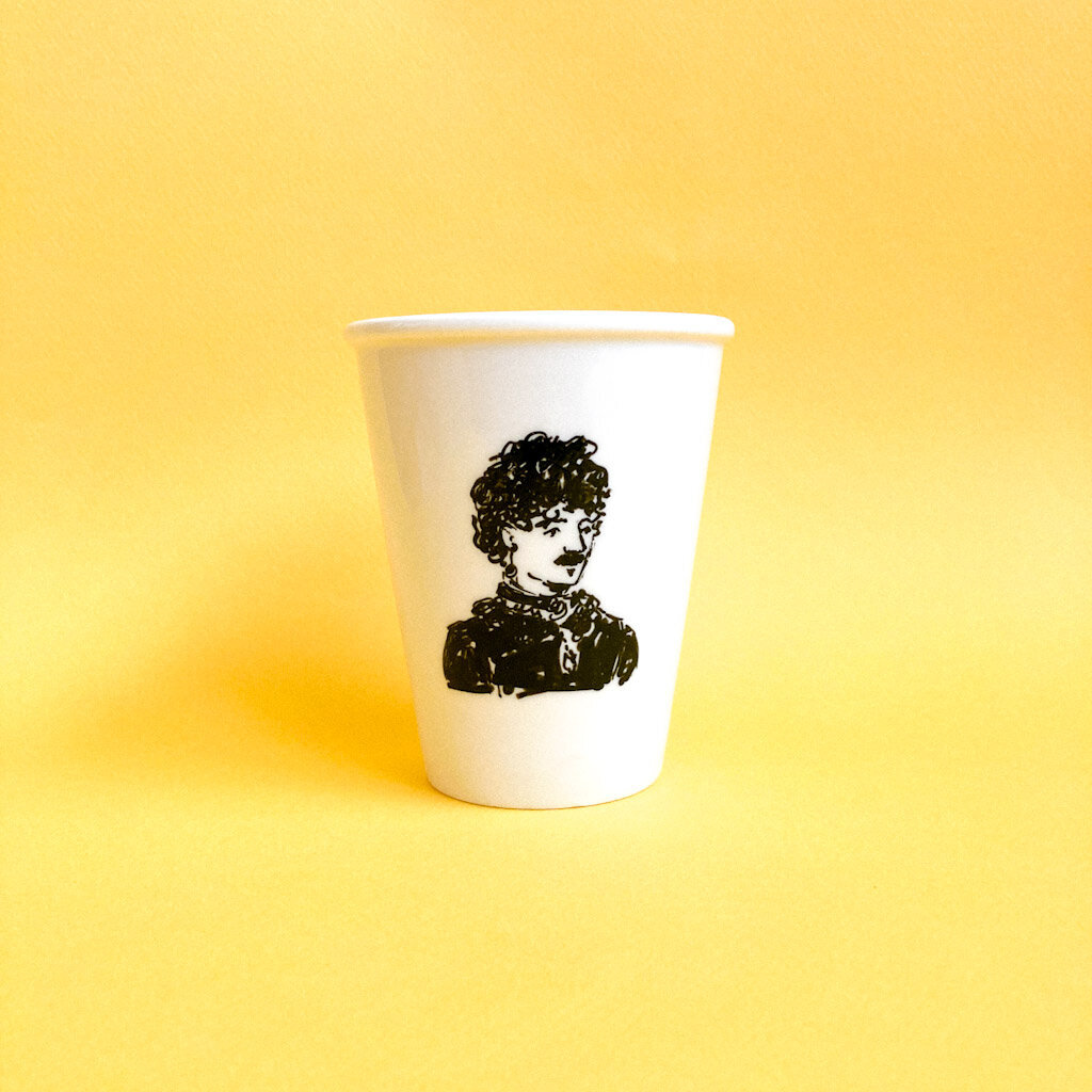 Beker voor O pit café