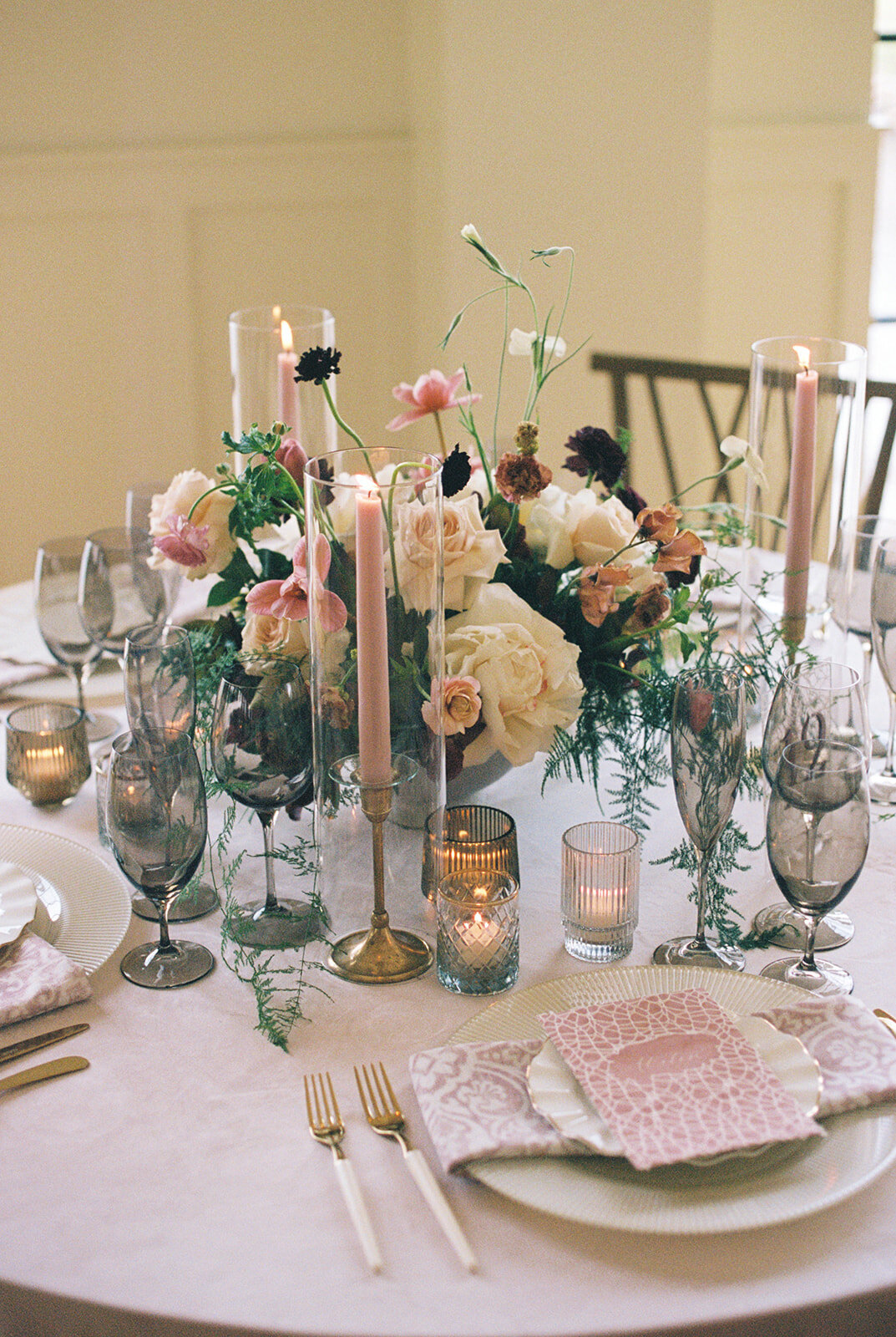 wedding-coastal-blush-menu-custom-floral