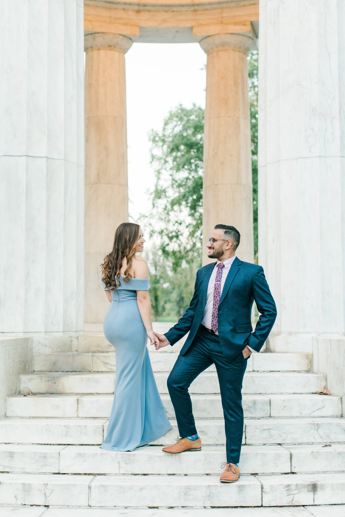 Maria_Vishal_National_Mall_DC_War_Memorial_MLK_Lincoln_Memorial_Monuments_Washington_DC_Enagement_Session_AngelikaJohnsPhotography-9484