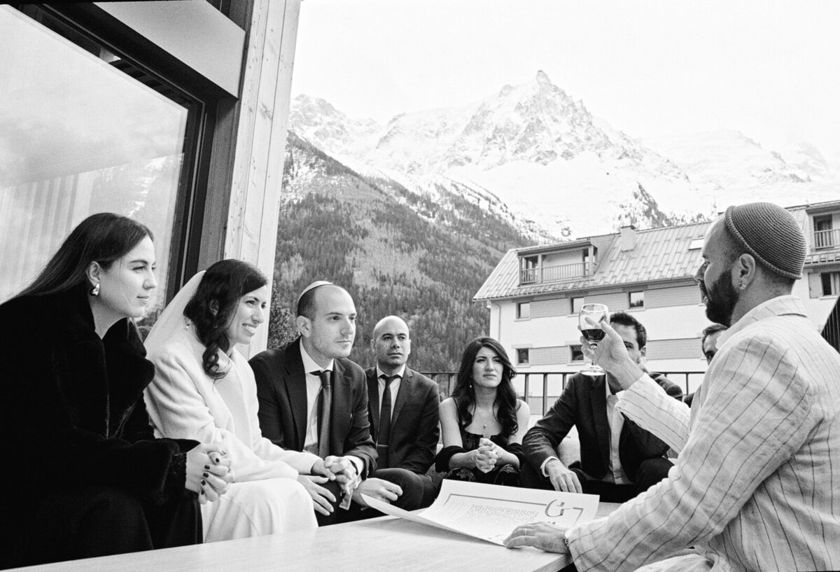 A Chamonix Wedding ceremony
