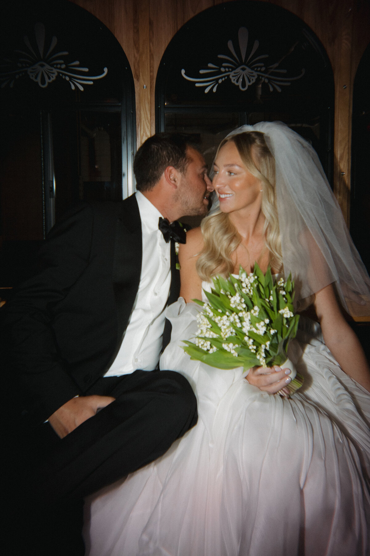 Film photography captures editorial bridal elegance at NOBU Hotel Chicago with Lauren Alatriste's fashion forward approach, creating luxury wedding imagery that combines sophisticated editorial aesthetics with authentic preparation moments.