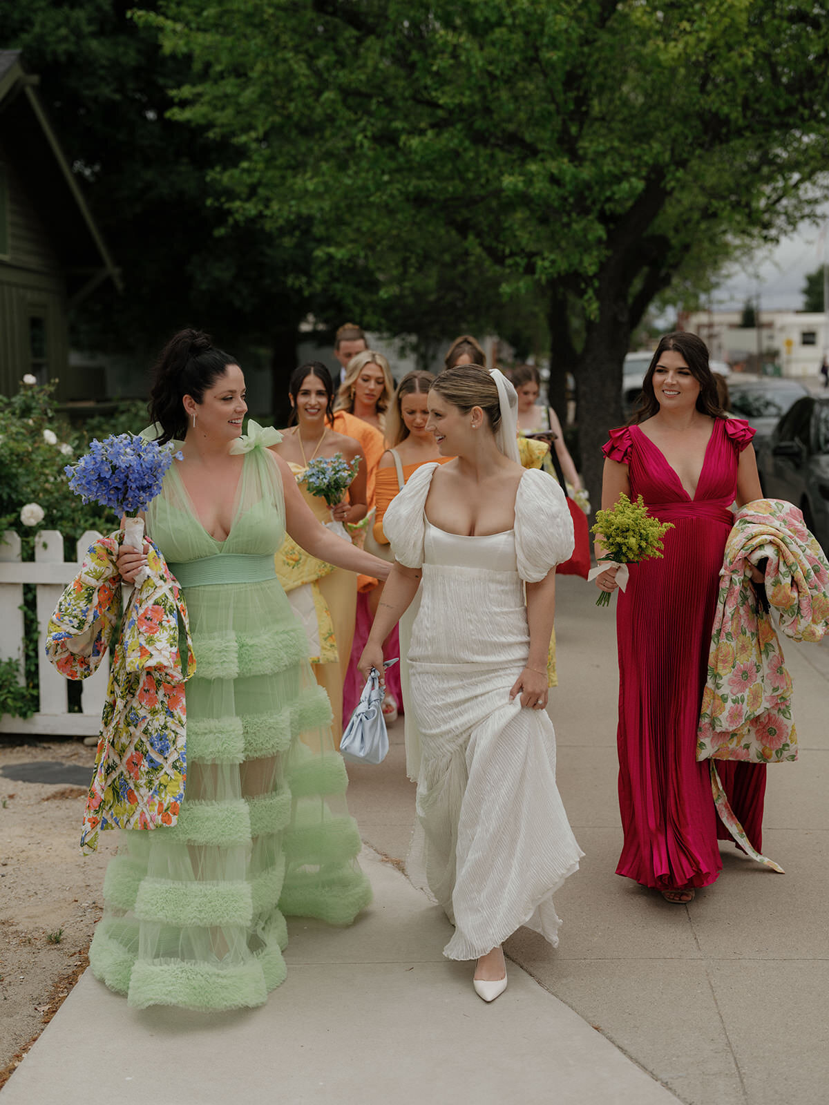 Retro motel chic wedding ceremony at Bodega Los Alamos - 36