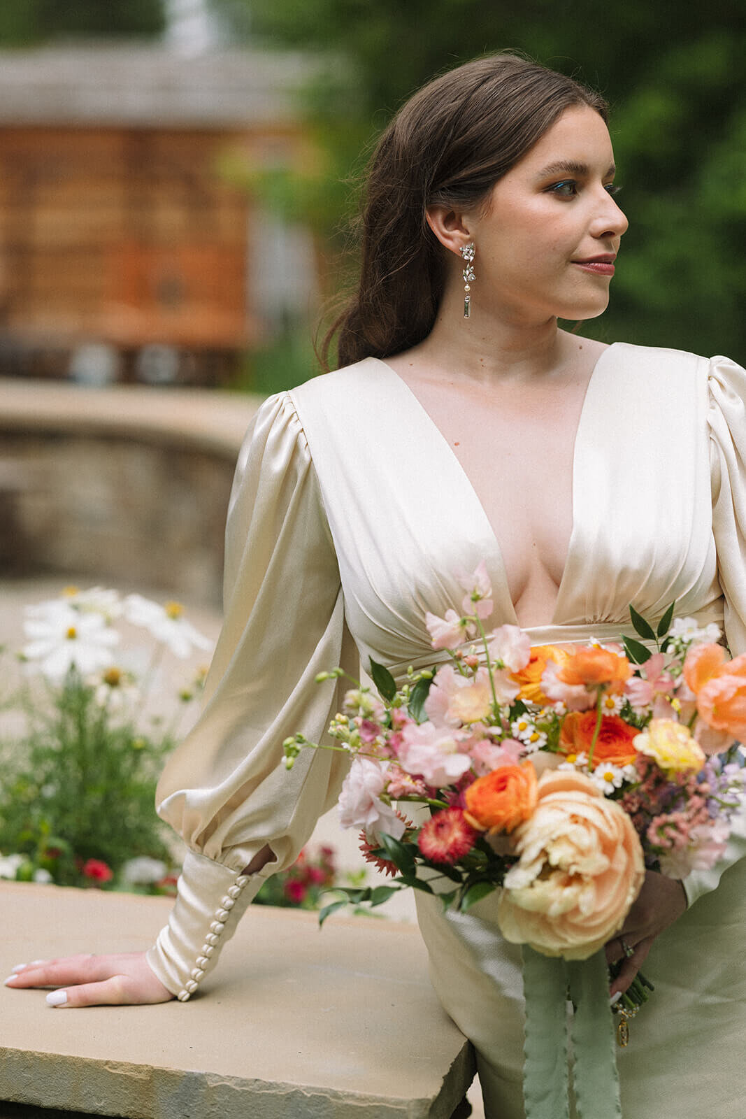 Kasey + Anthony- K getting ready by The Delacastros Jackson Hole Wedding Photographers-83