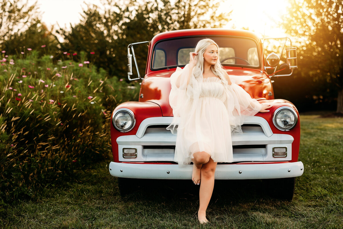 wildflower field senior pictures, massillon ohio senior pictures, ohio senior photographer