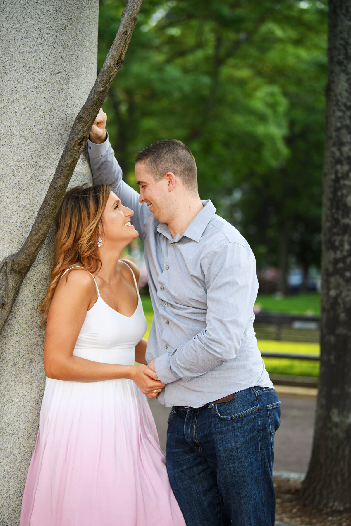 Boston Public Gardens Engagement