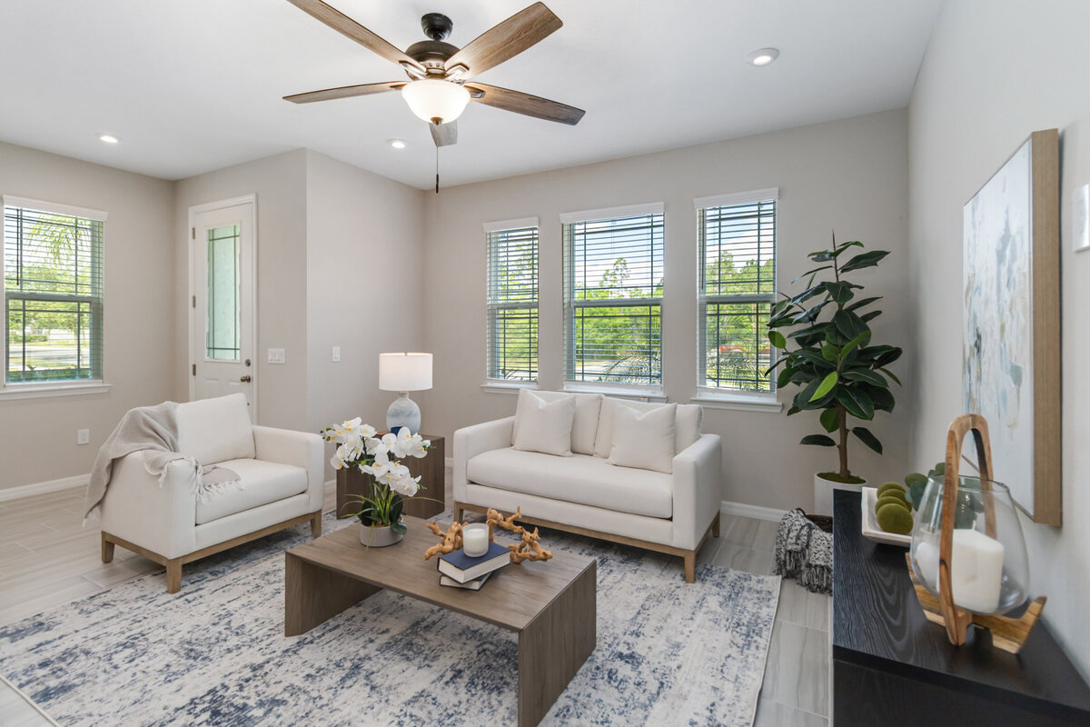 Professionally staged home in Orlando