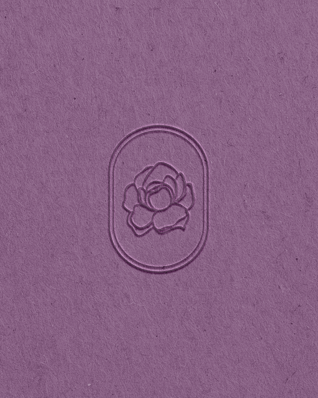 Brandmark for Photographer on purple background