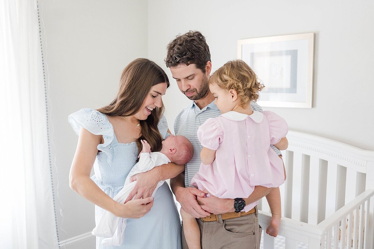 Marietta newborn session in home - Katrina Poggio Photography