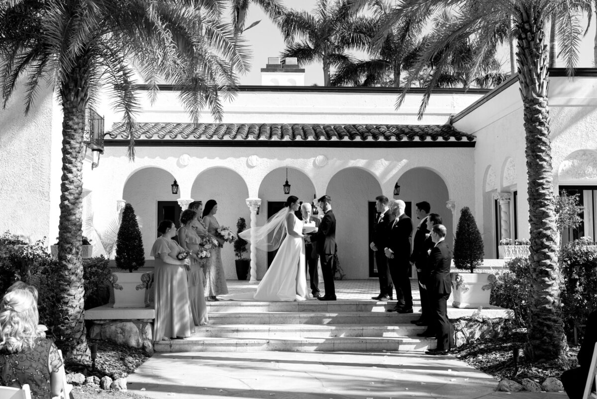 Meaghan and Zach on their wedding day, captured by a wedding photographer in Miami, FL.