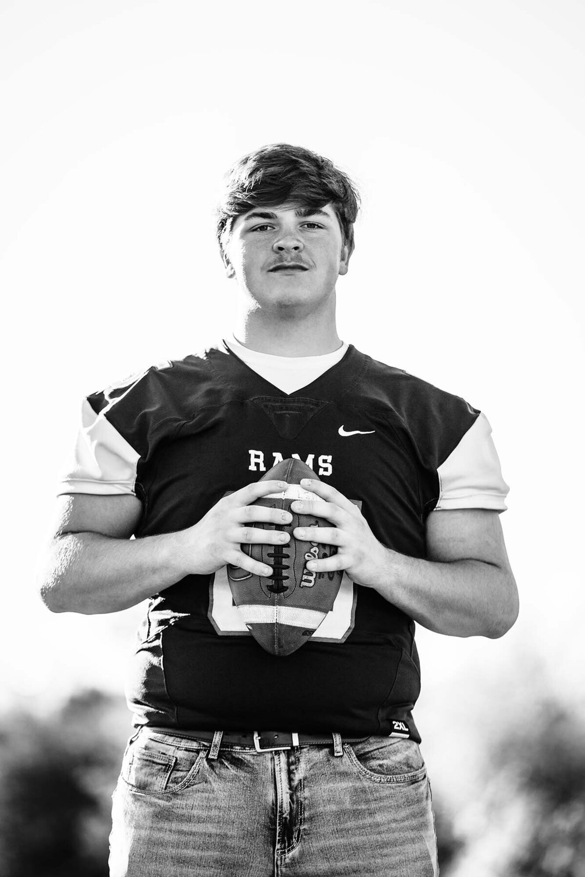 Senior photo Missoula high school football player