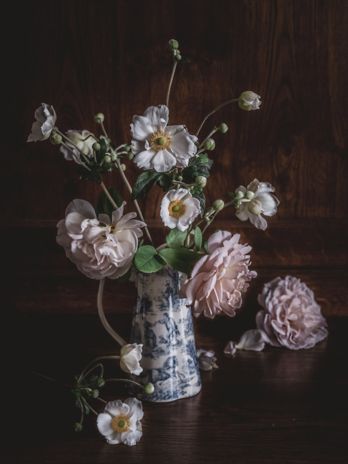 Japonica & roses-2