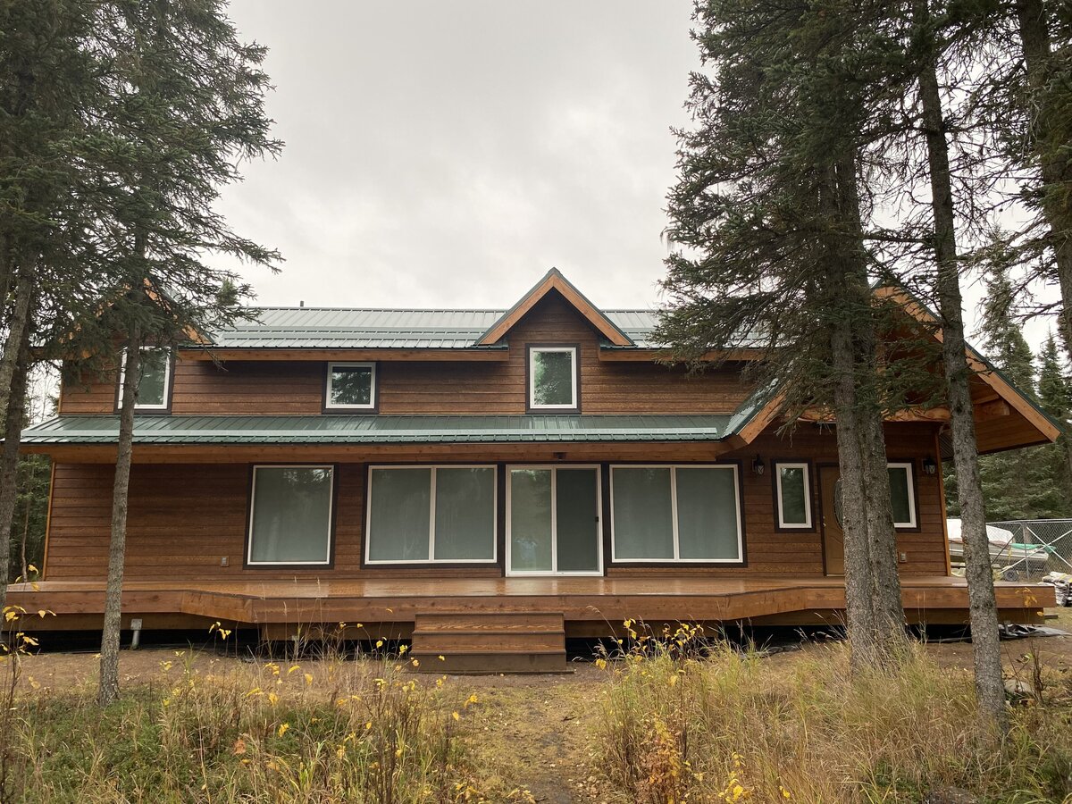 Custom Build Project by Blue River Builders on Alaska's scenic Kenai Peninsula.