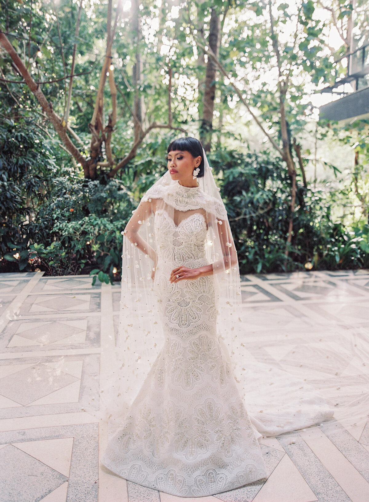 Bali Glass House Tirtha - Vicki Grafton Photography - Tropical Bali Micro Wedding Elopement Insporation-611