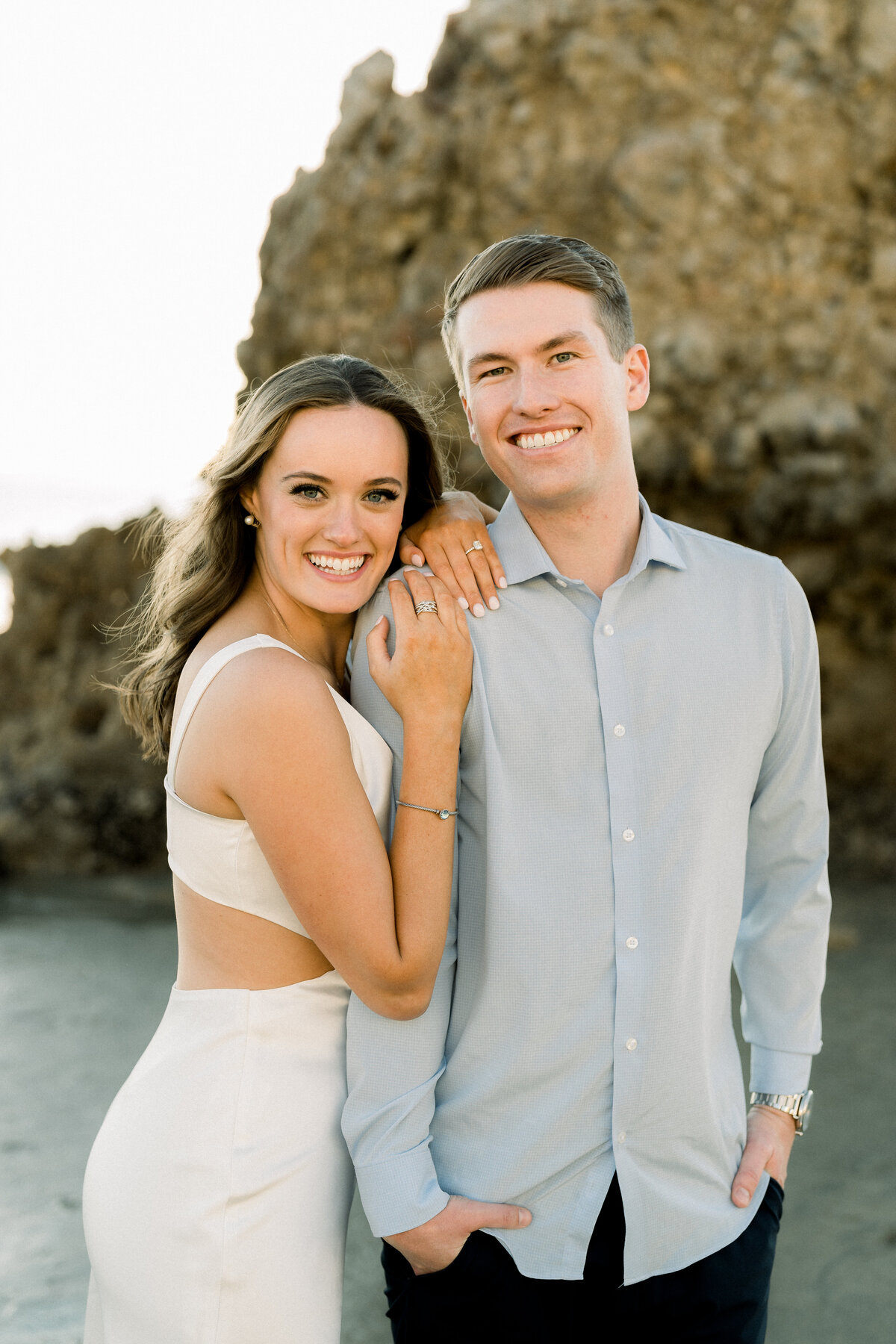 Kendall and Jonathon Engagement Newport Beach Corona Del Mar CDM _ Hello Blue  -6