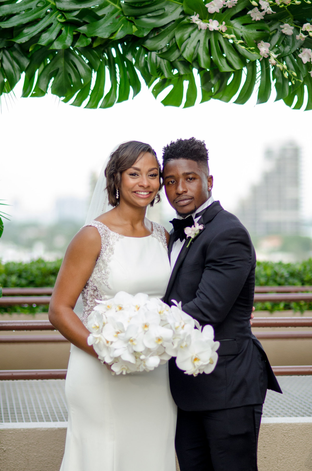 NFL Miami Dolphins Brandon Radcliff ShaKyra Radcliff Briza on the Bay Wedding Andrea Arostegui Photography-148