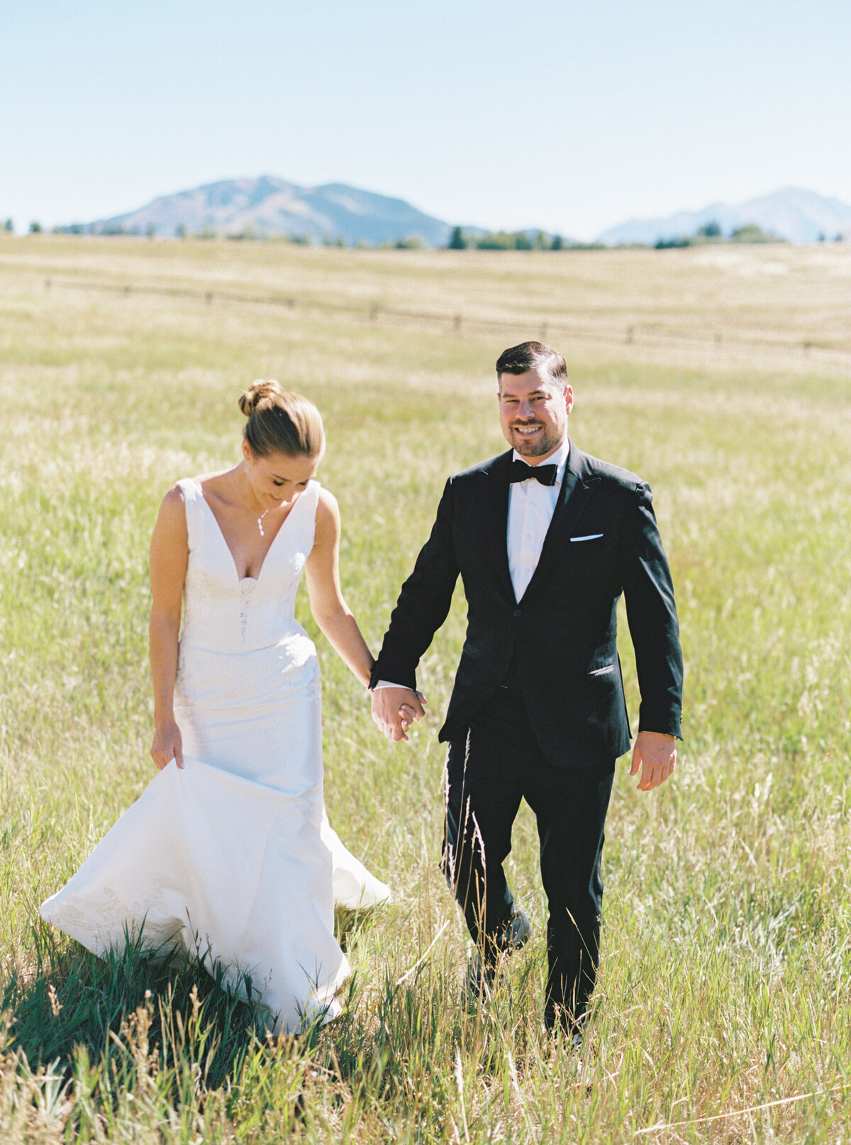The Little Nell, Aspen Colorado bride and groom
