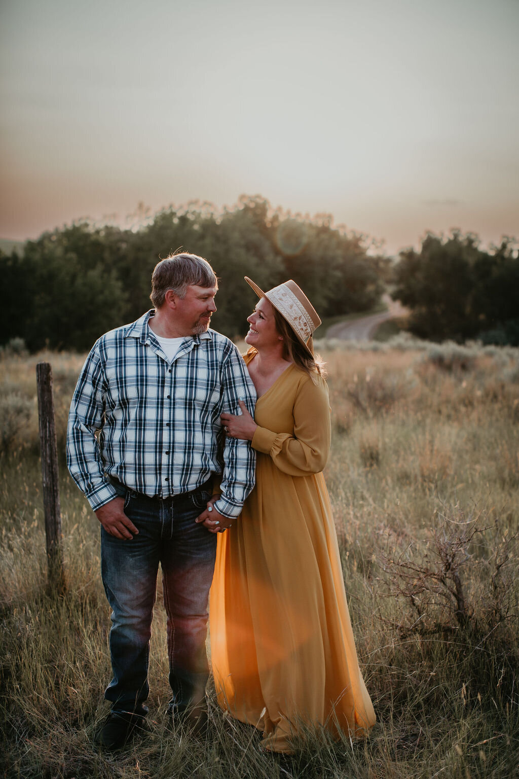 Family photography at sunset