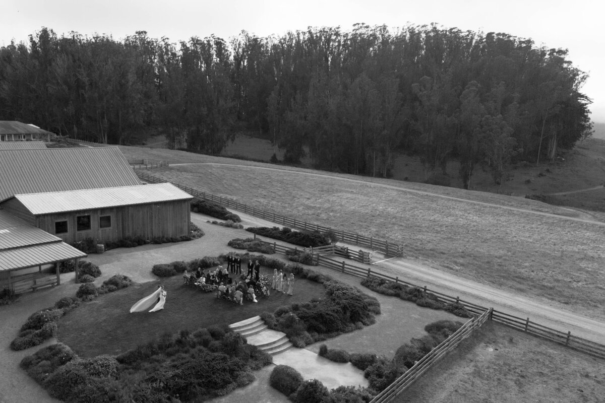 Wedding in The Haven at Tomales