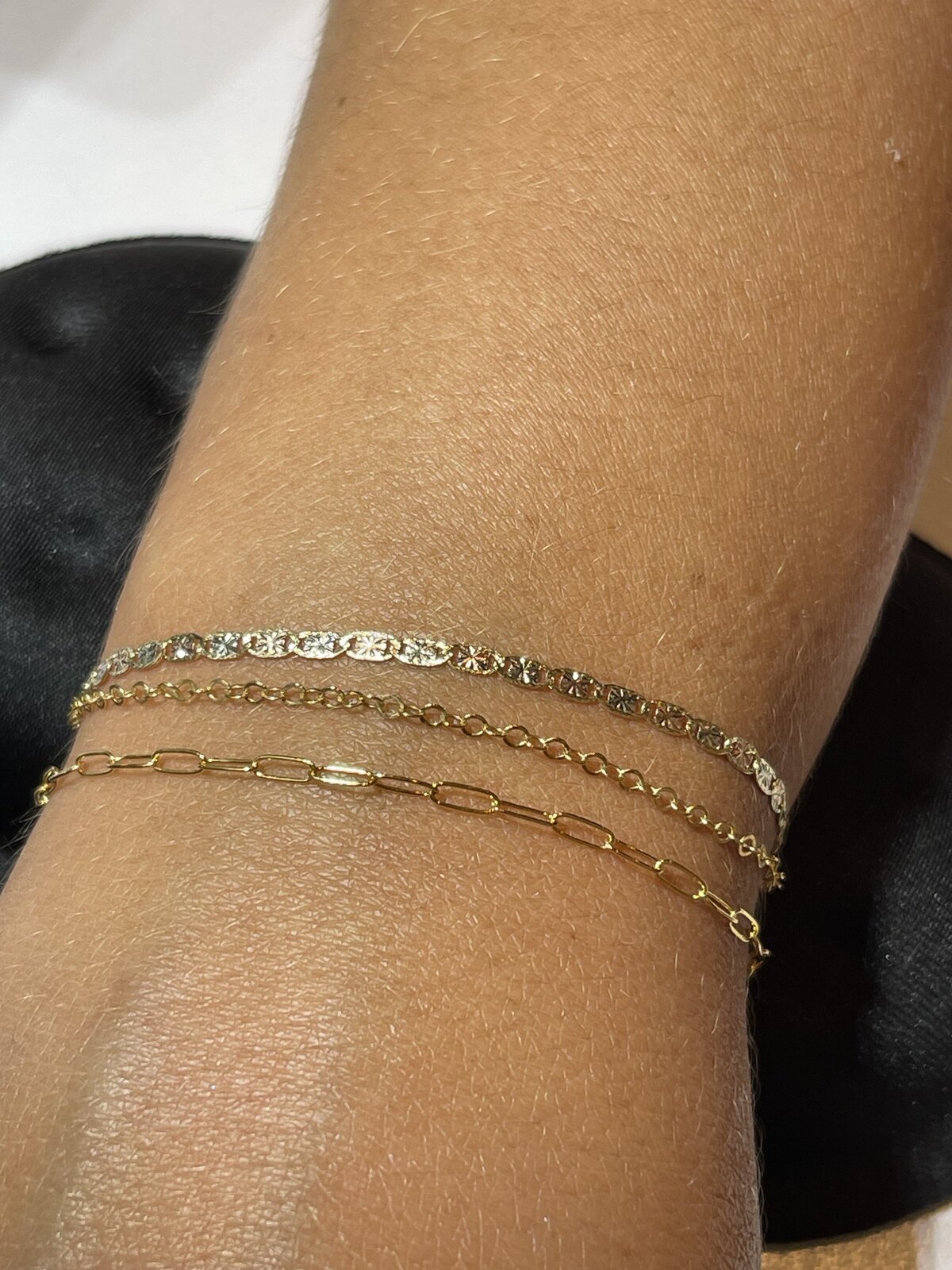 Permanent-Jewelry-Solid-Gold-Bracelets-Love Eros
