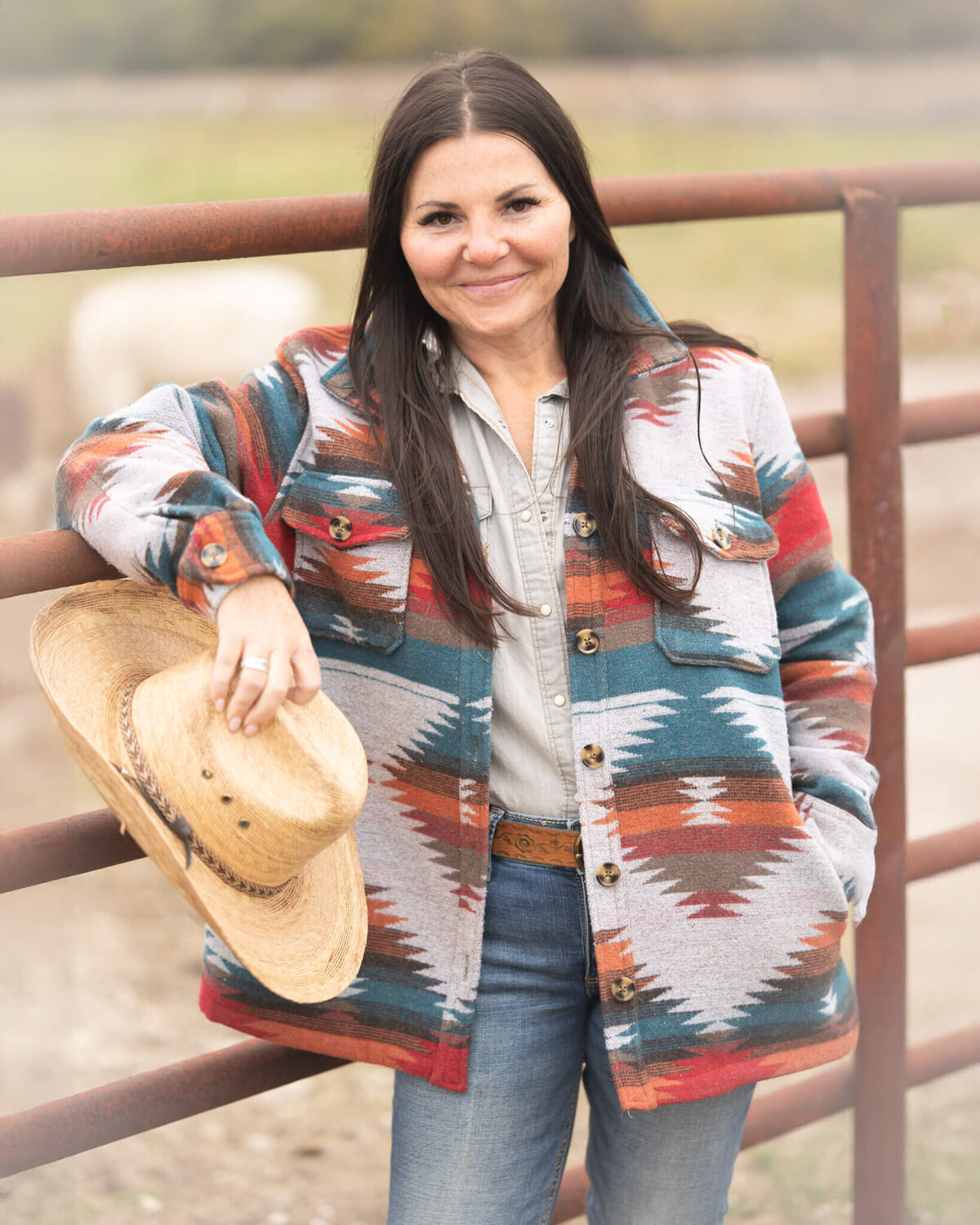 Personal branding photo of a woman with many facets of her business and persona