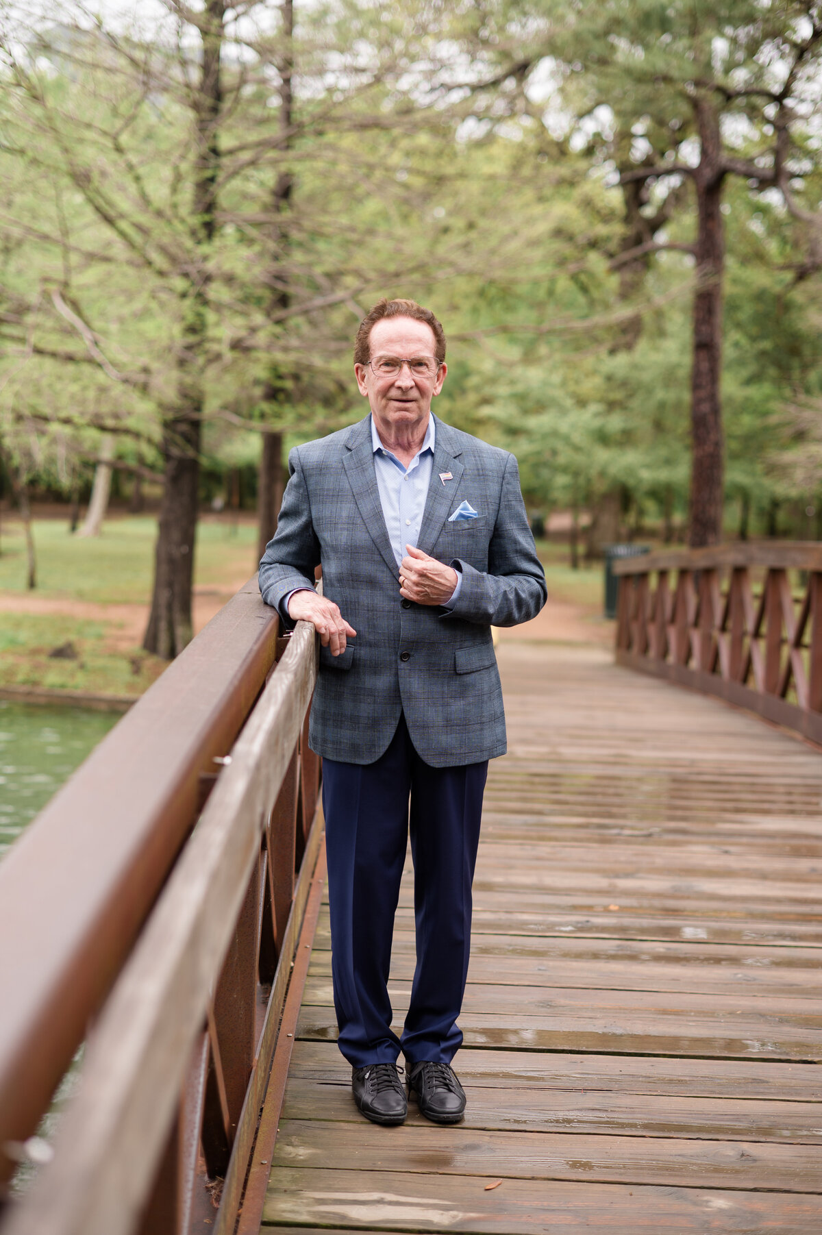 Full body outdoor portrait by Lissette G - Houston personal branding session