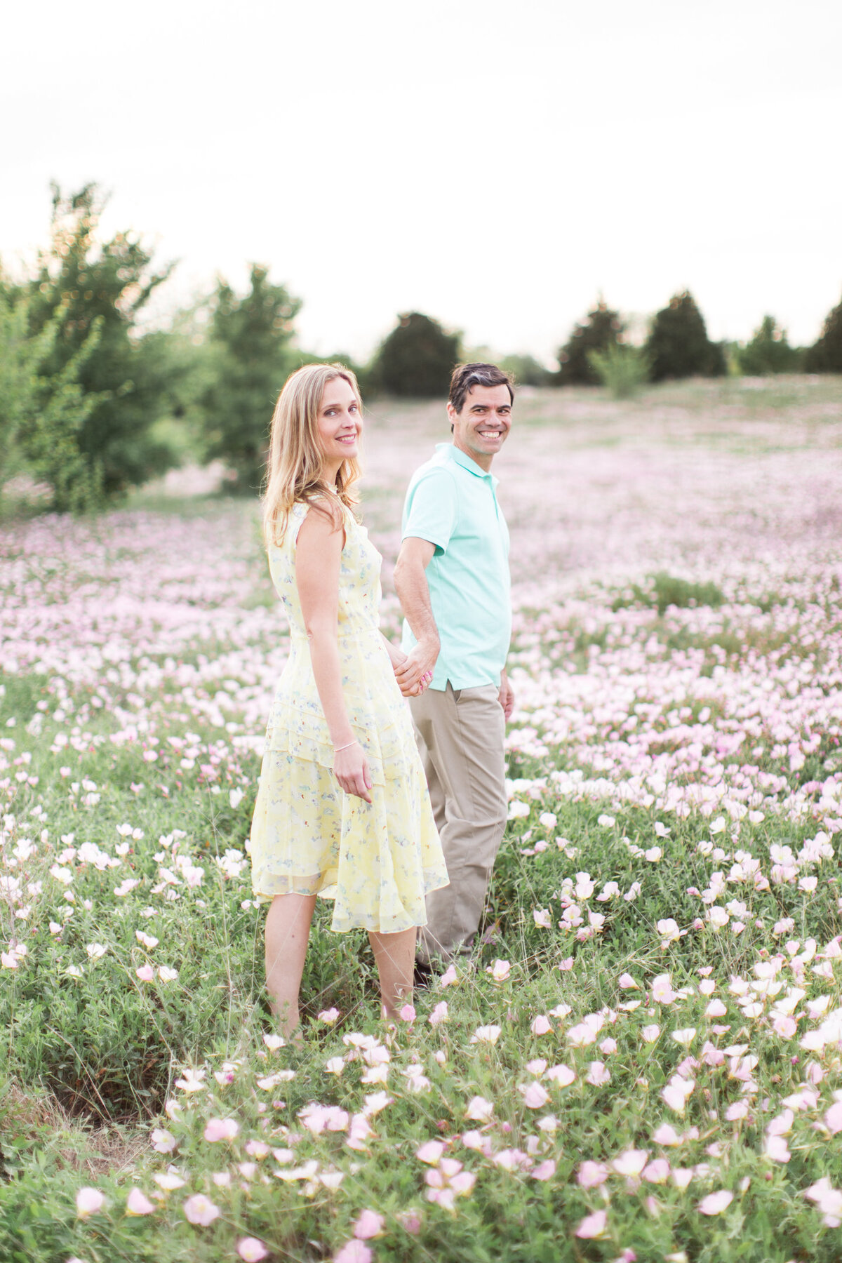 Wildflower Engagement Session