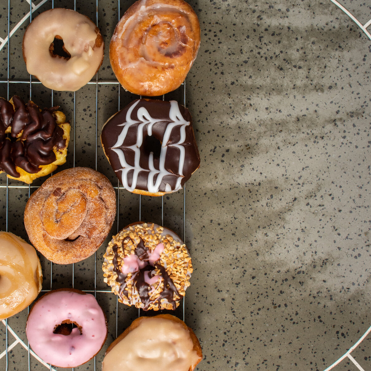 Dunkin Doughnuts bakers dozen assorted doughnuts.