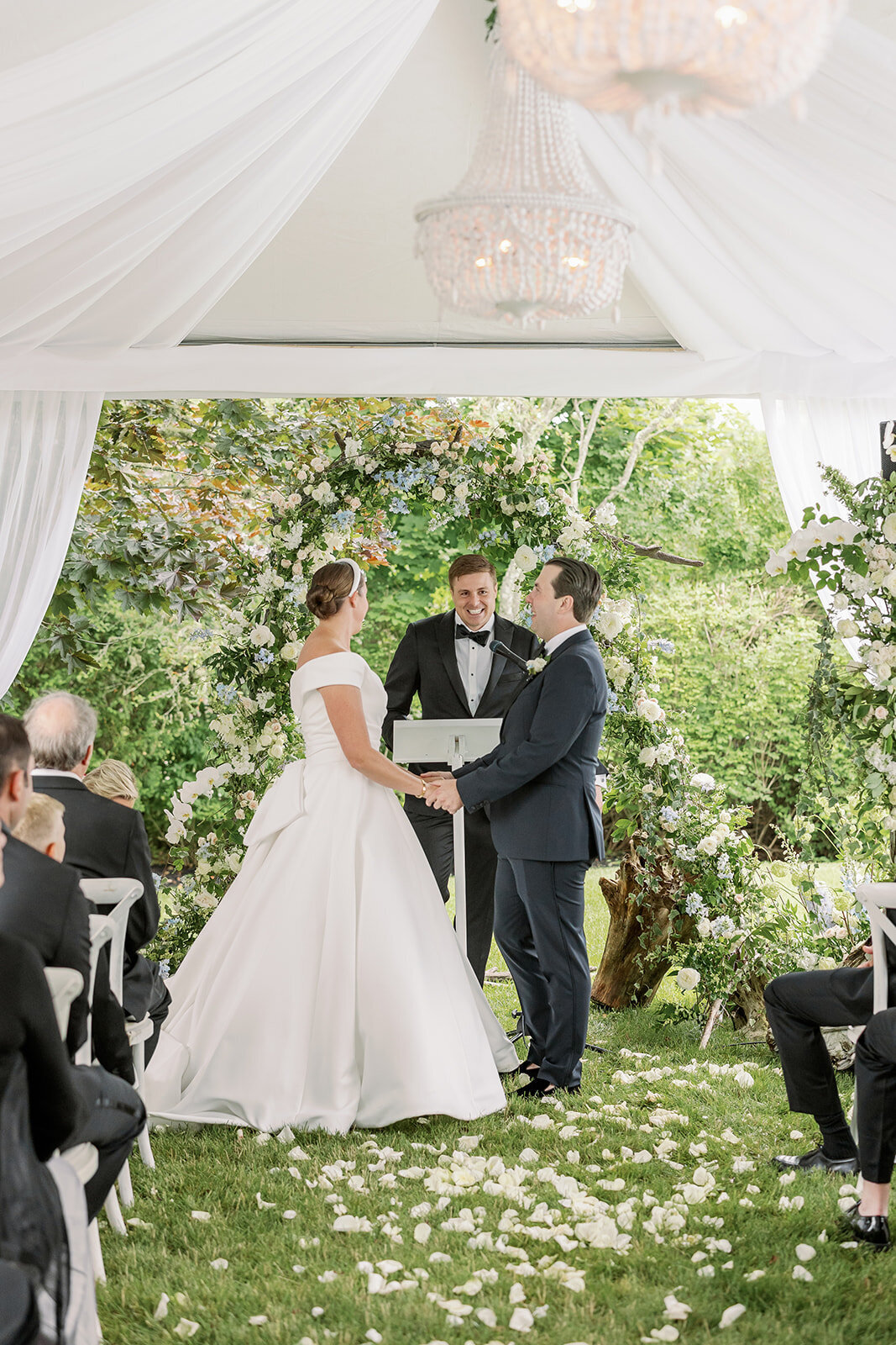 Wedding Ceremony in Chatham Private Estate