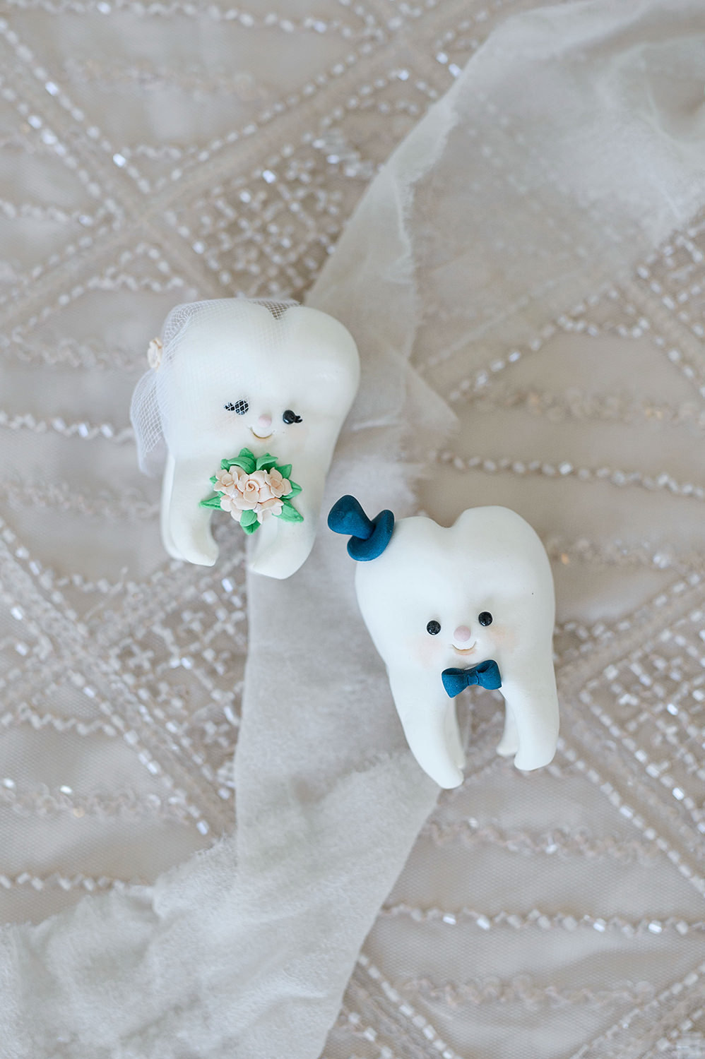 bride and groom teeth