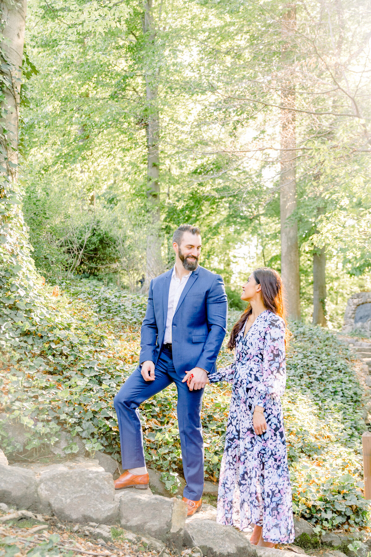 Falls Park on the Reedy Engagement Photos-7 copy