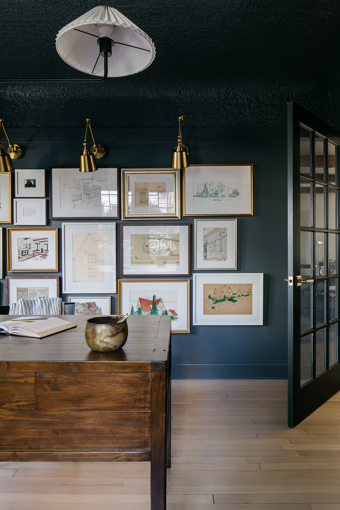 black office
