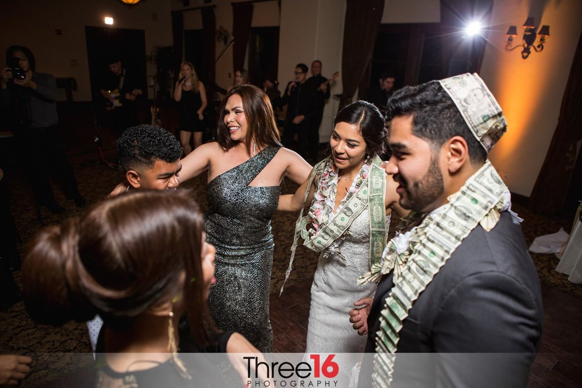 Money Dance with newly married couple and friends