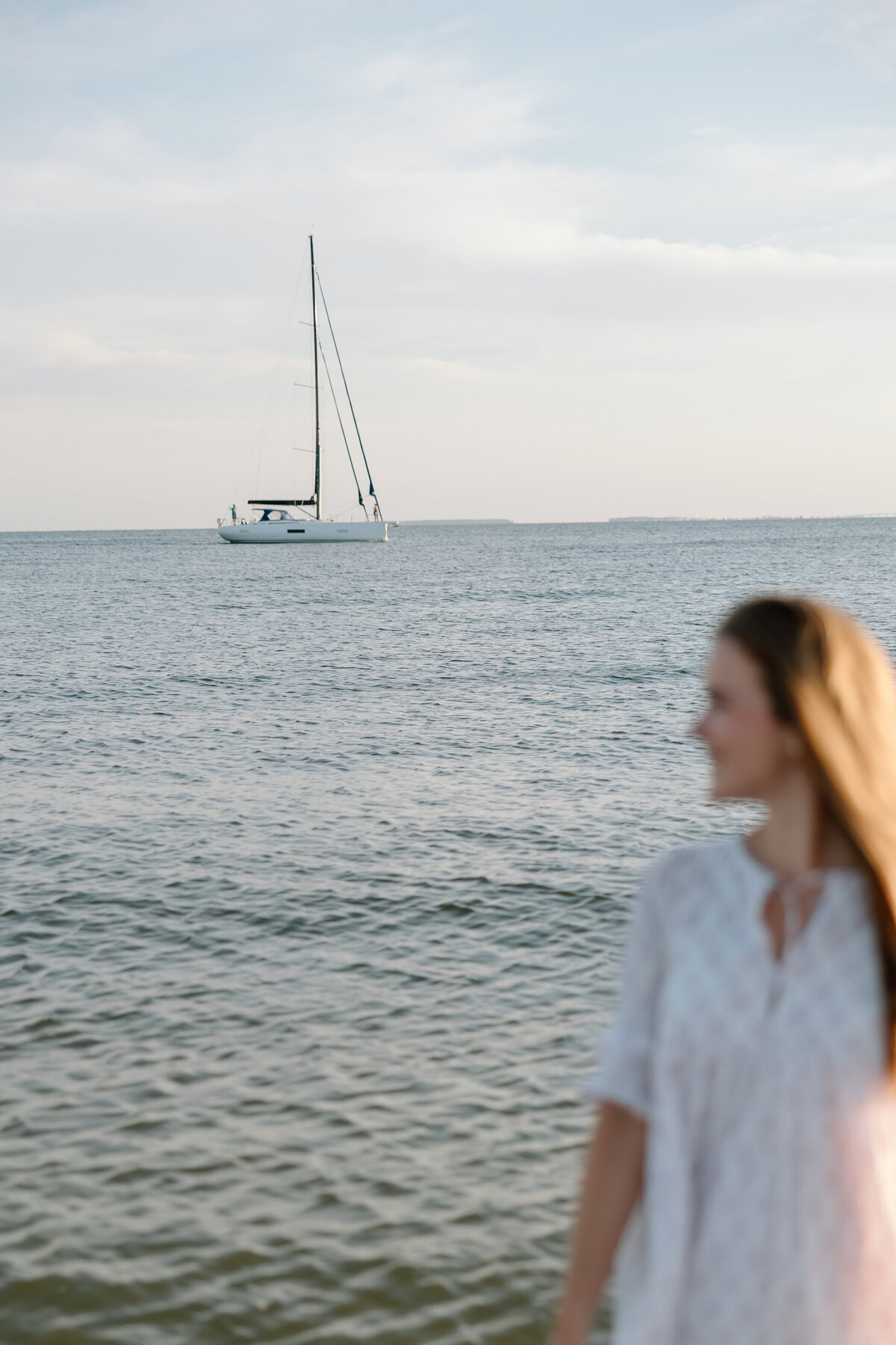 Senior photos on the beach at Edisto at sunset