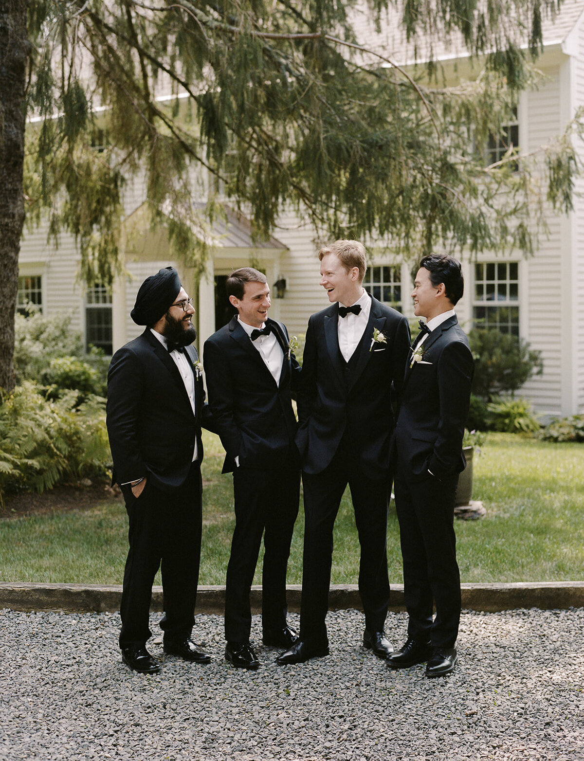 Annalise & Jonathan Tented Private Residence Connecticut Wedding-16