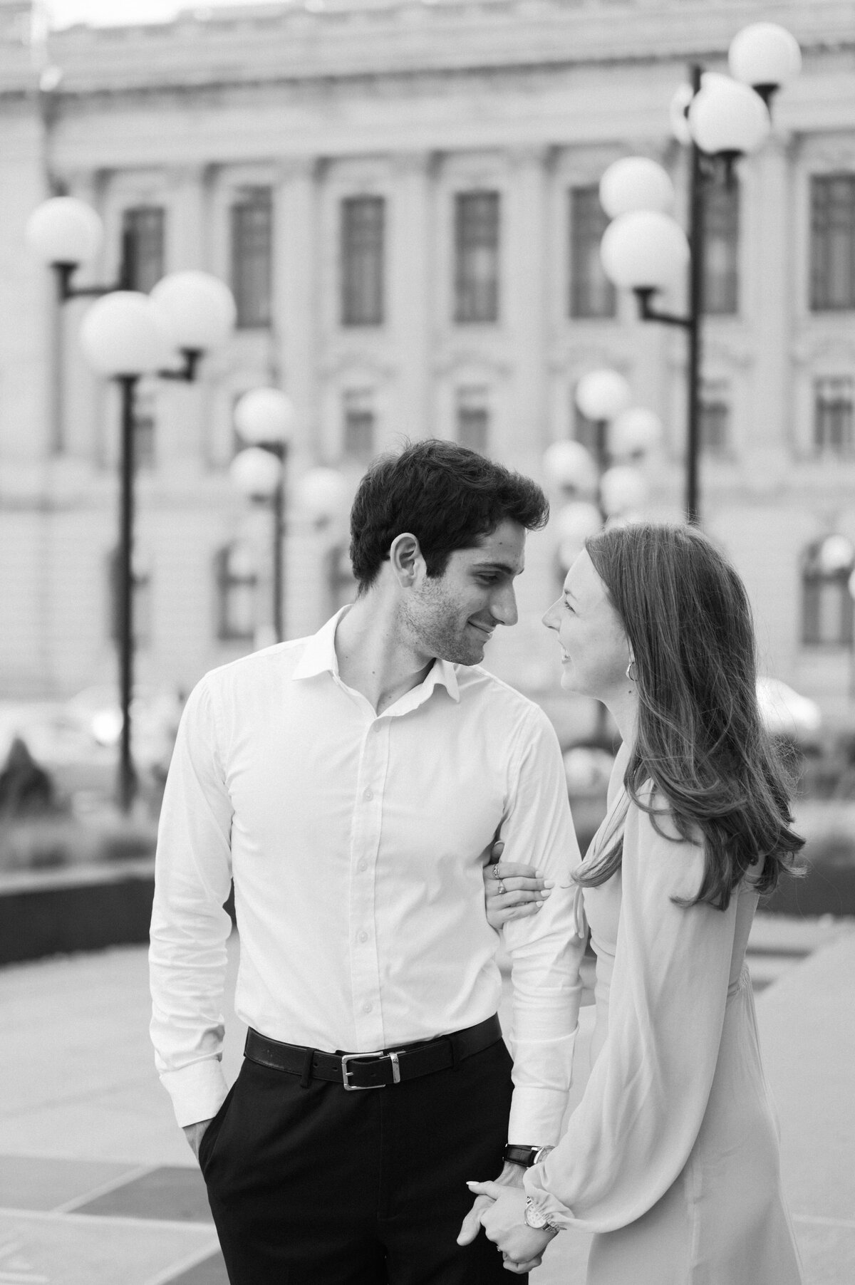 Old Courthouse Engagement Session in Downtown Cleveland-7