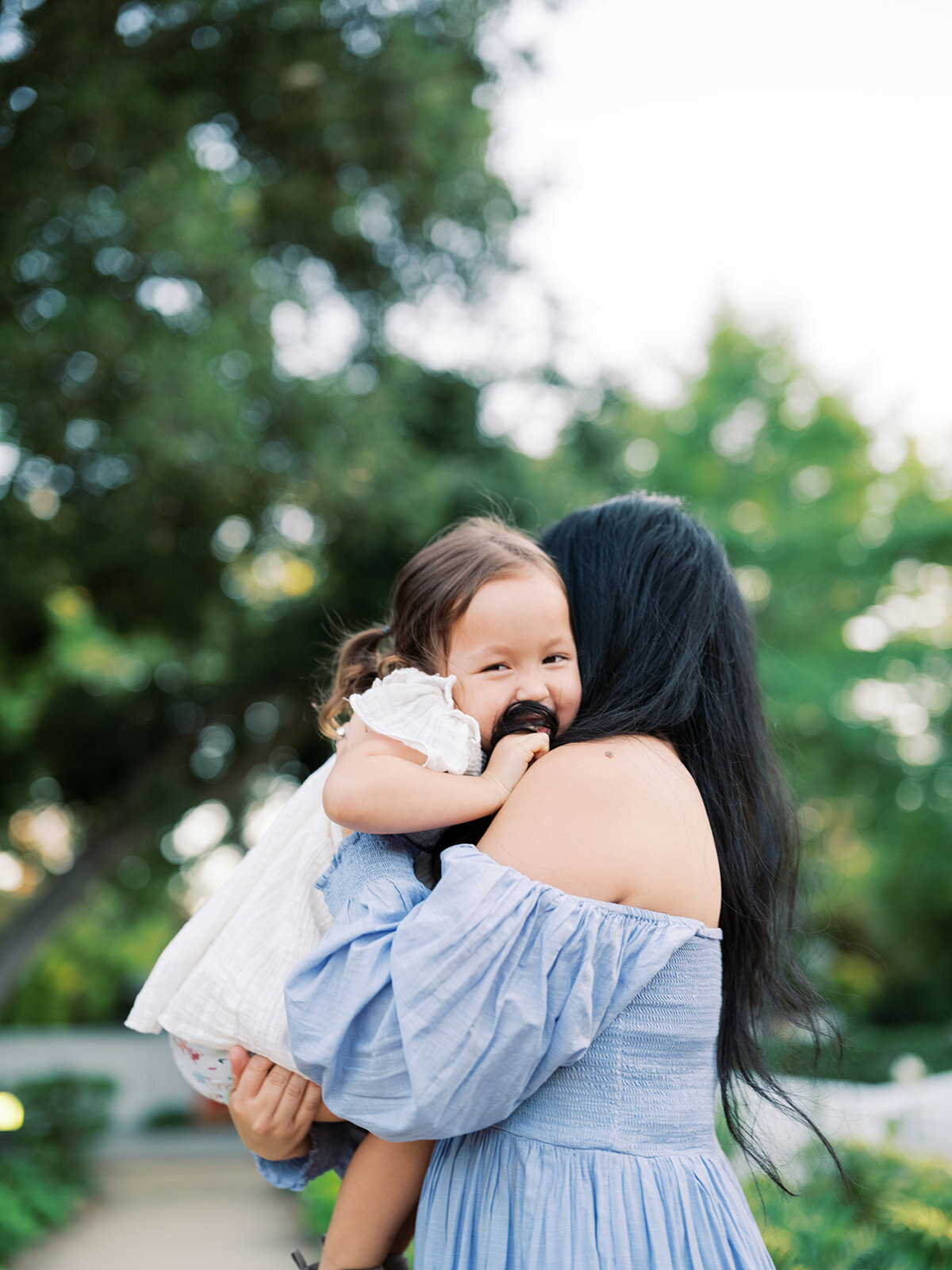 Summer family lifestyle Gamble Garden Palo Alto Bay Area family photography