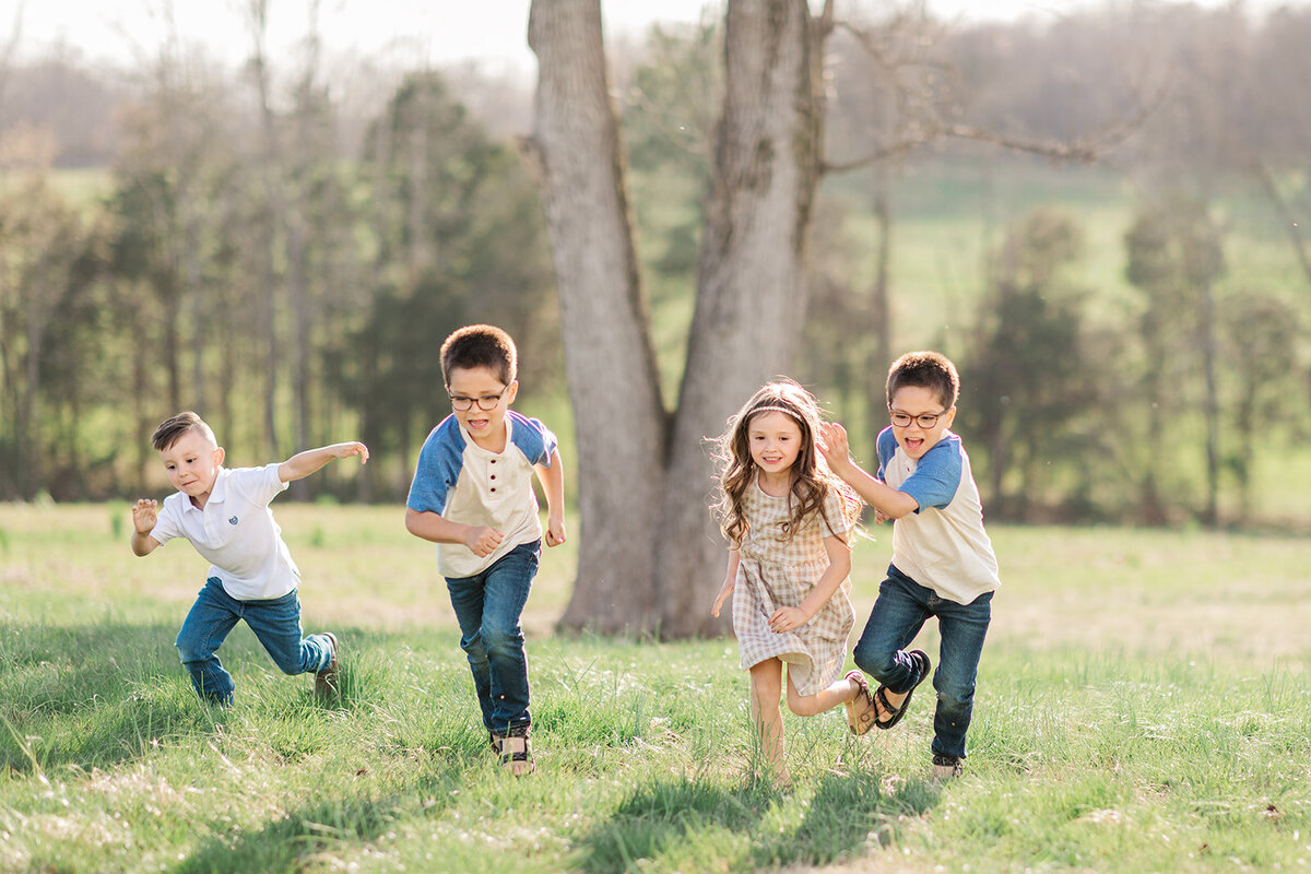 Connection-filled family portraits in Mocksville NC