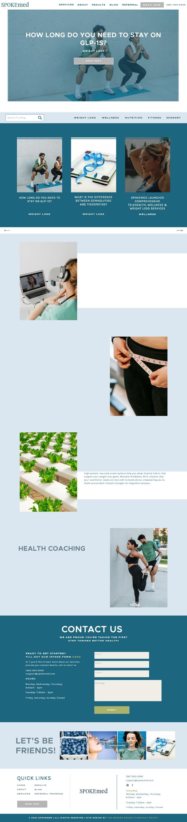 medspa website template site designs8