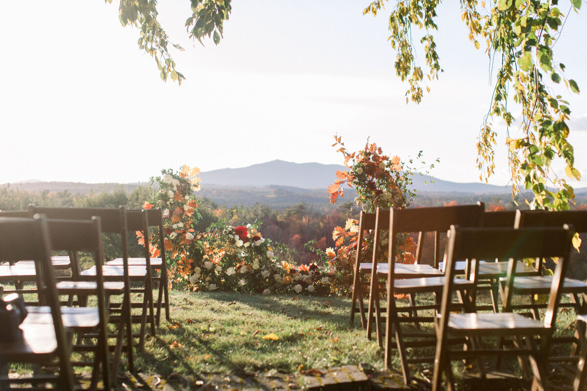 Autumn Wedding Ceremony