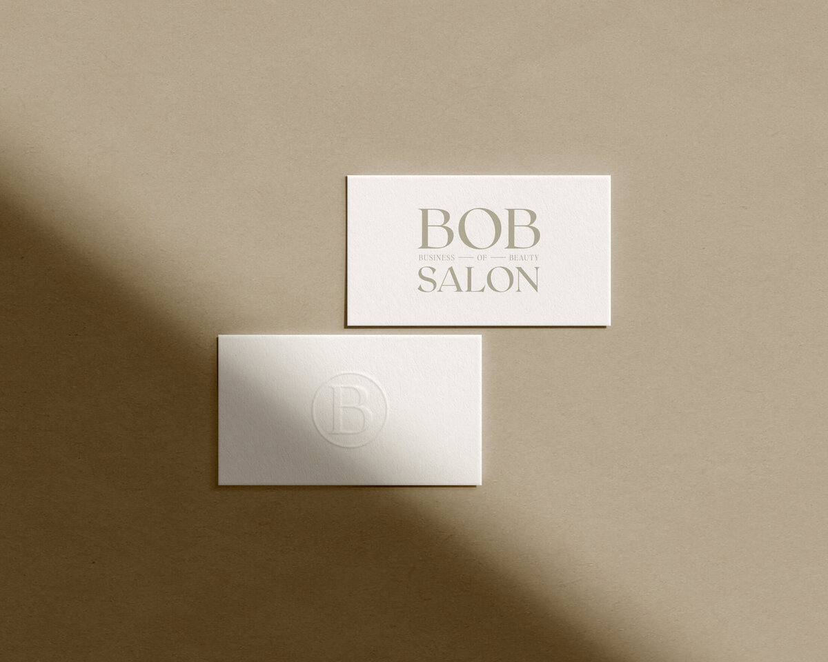 The Bob Salon Branding2