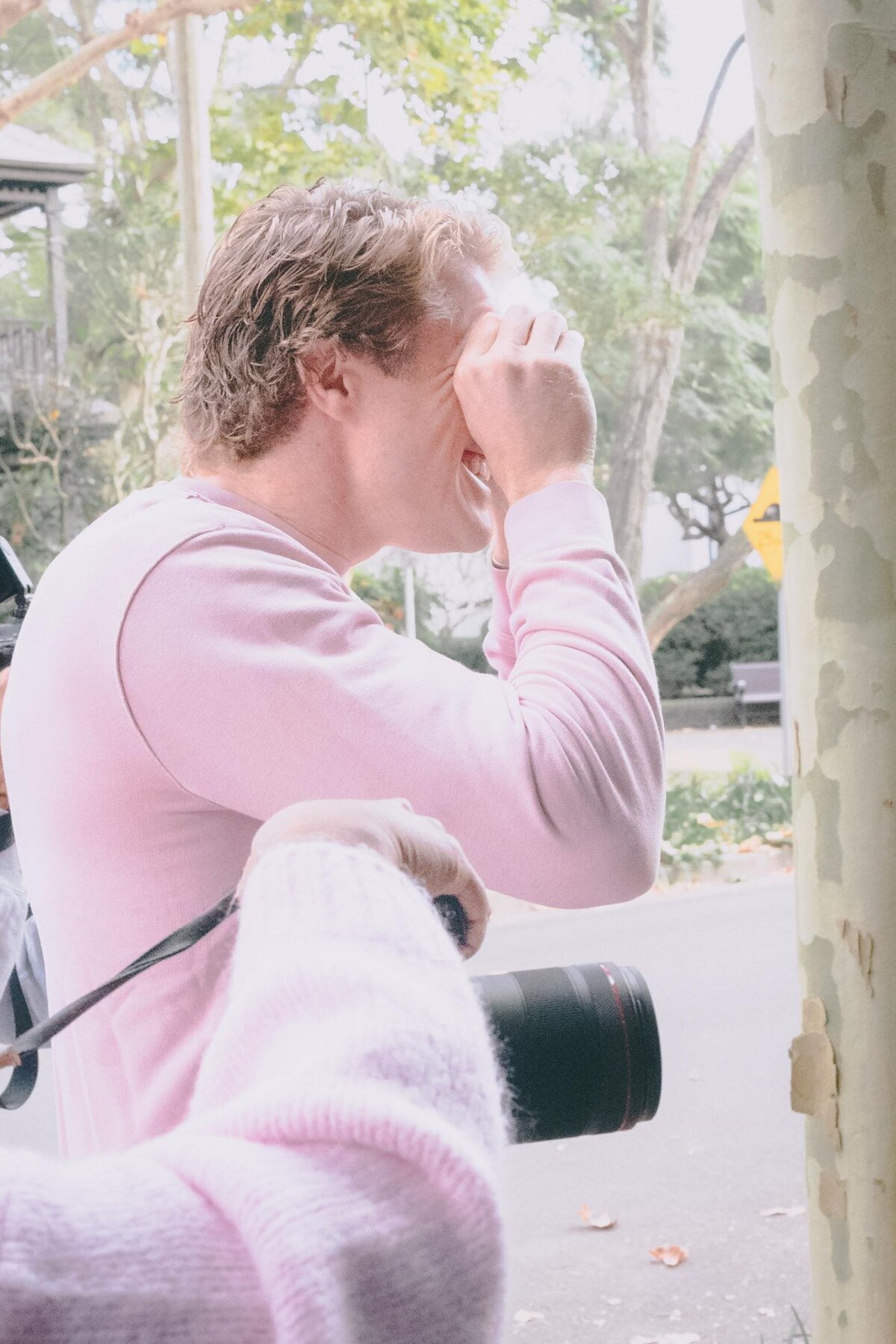 family-photo-session-redfern-dad-behind-scenes-candid