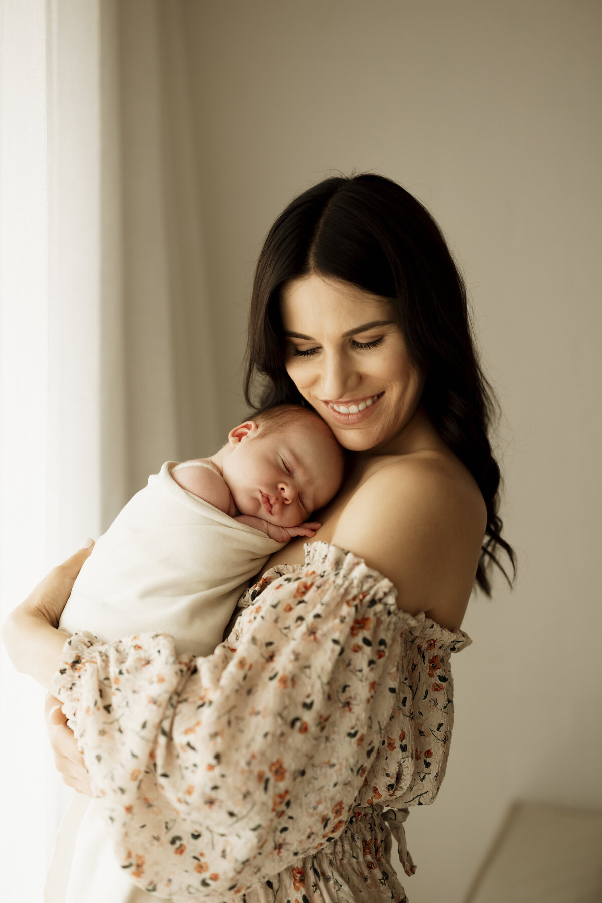 Rustic Floral Two Piece - Newborn
