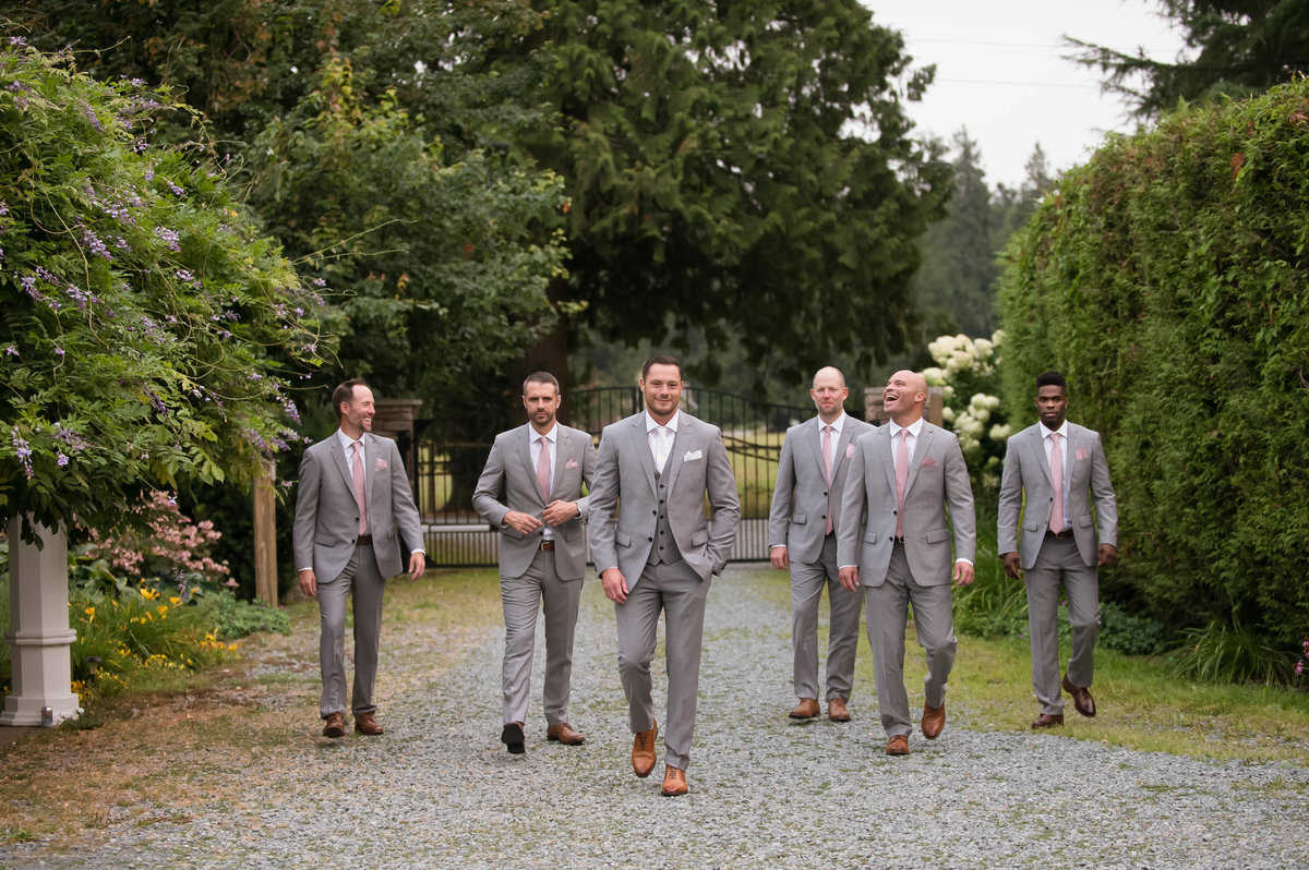 Vancouver wedding groomsmen